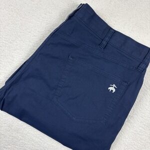 BROOKS BROTHERS 'Performance Stretch 5-Pocket' Mens Pants Size 40/32 Navy Blue